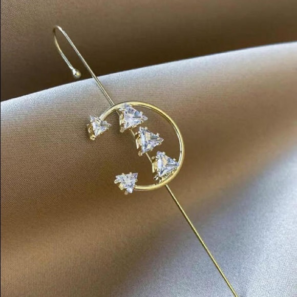 3 for $30 Ear Needle Wrap Crawler Hook Earrings for Women C arrows cuff - Picture 3 of 3